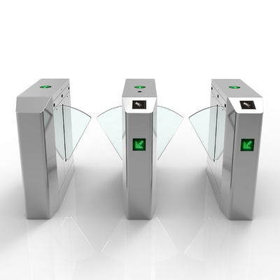 Klappen-Drehkreuz-einziehbarer Eingang der Durchgangs-Breiten-550mm RFID für Wohnung