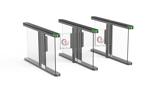 10mm automatisches Speedlane Schwingen-acrylsauerDrehkreuz mit Warnungs-Licht