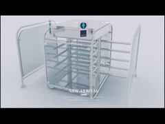 Tor-Drehkreuz-Sicherheits-Flugsteige der Schnittstellen-RS485 halbhohe 550mm
